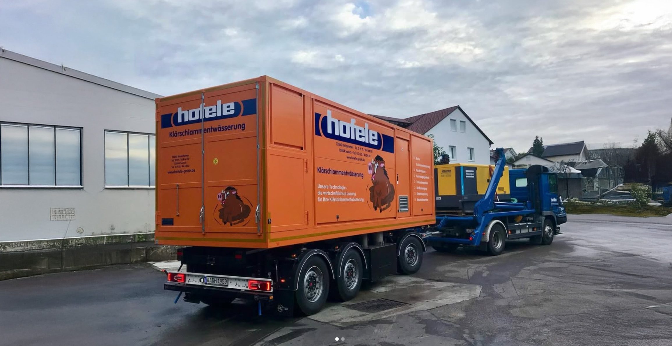 Hofele GmbH - Klärschlammentwässerung